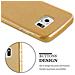 Custodia Compatibile Con Samsung Galaxy S6 Edge In Polvere Di Stelle Oro - Silicone Tpu E Hard Case Coperchio Protettivo In Design Glitterato - Foto miniatura 5