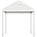 Gazebo Con Tetto Bianco 11,15x2,28x2,69 M In Polietilene - Foto miniatura 3