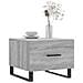 Tavolino Da Salotto Grigio Sonoma 50x50x40 Cm Legno Multistrato - Foto miniatura 3