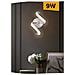 Applique A Spirale Da Parete Interno Led Luce Calda 9 Watt E58-bc - Foto miniatura 2