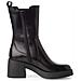 Black Casual Closed Chelsea Booties Stivaletti Pelle Scarpe Donna Nero Eu 37, 1-25451-43 001 - Foto miniatura 3