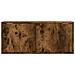 Mobile TV a Parete con Luci LED Rovere Fumo 80x31x35 cm - Foto miniatura 10