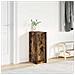 Scarpiera Rovere Fumo 29,5x34x76 cm in Legno Multistrato - Foto miniatura 1