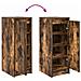 Scarpiera Rovere Fumo 29,5x34x76 cm in Legno Multistrato - Foto miniatura 4