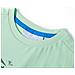 Maglietta da Bambino Maniche Corte Verde Chiaro 92 - Foto miniatura 3