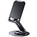 Supporto Da Scrivania Per Tablet E Smartphone Da 4,7 A 12” Pieghevole E Rotante A 360°, Nero - Foto miniatura 1