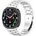 Elegante Cinturino In Acciaio Inossidabile Per Galaxy Watch Serie 8 Silver - Foto miniatura 4