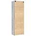 Armadietto Grigio Sonoma 70x42,5x225 cm in Truciolato - Foto miniatura 8