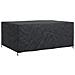 Copertura per mobili da esterno Nero 270 x 180 x 90 cm 420D - Foto miniatura 6