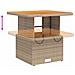 Set Divani da Giardino 3 pz con Cuscini in Polyrattan Beige - Foto miniatura 7