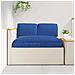 Set di Cuscini per Pallet 3 pcs Blu Reale 120 x 80 x 12 cm - Foto miniatura 2