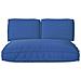 Set di Cuscini per Pallet 3 pcs Blu Reale 120 x 80 x 12 cm - Foto miniatura 7
