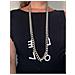 Collana Lunga Love In Cristallo Sw E Argento 10µ - Foto miniatura 2