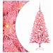 Albero di Natale con 150 LED con supporto Rosa 120 cm PVC - Foto miniatura 1