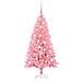 Albero di Natale con 150 LED con supporto Rosa 120 cm PVC - Foto miniatura 3