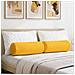 Cuscini a rullo 2 pcs Giallo Chiaro Ø 25 x 70 cm - Foto miniatura 2