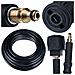 Tubo Alta Pressione 10m Qc - Compatibile Con Idropulitrice Stihl /nilfisk /gerni | Nylon, Pvc, 200 Bar, 60°c | Click Connect - Foto miniatura 1