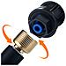 Tubo Alta Pressione 10m Qc - Compatibile Con Idropulitrice Stihl /nilfisk /gerni | Nylon, Pvc, 200 Bar, 60°c | Click Connect - Foto miniatura 8