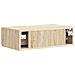 Tavolino da Parete Laterale Rovere Sonoma 59 x 34,5 x 17 cm - Foto miniatura 6