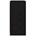 Credenza Rovere Nero 75 x 36 x 80 cm Legno ingegnerizzato - Foto miniatura 4