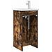 Mobile da bagno con lavabo Rovere Fumo 42 x 40 x 84,5 cm - Foto miniatura 5