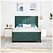 Letto a molle con materasso Verde Scuro 160 x 200 cm Velluto - Foto miniatura 4
