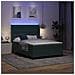 Letto a molle con materasso Verde Scuro 160 x 200 cm Velluto - Foto miniatura 5