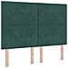 Letto a molle con materasso Verde Scuro 160 x 200 cm Velluto - Foto miniatura 7