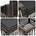 Set Divano da Giardino 13 pcs Grigio polyrattan - Foto miniatura 8