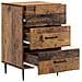 Armadio da Notte con cassetto Legno antico 43 x 41 x 66,5 cm - Foto miniatura 3