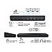 DK31C2DHSPDUE-OS replicatore di porte e docking station per laptop USB 3.2 Gen 2 (3.1 Gen 2) Type-C Nero - Foto miniatura 4