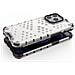 Honeycomb Corpo Con Copertura Rigida E Bumper In Tpu, Per Iphone 13 Pro, Nero - Foto miniatura 4