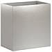 Vaso da giardino Argento 50 x 30 x 40 cm Acciaio Inox - Foto miniatura 1