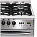 Cucina a Gas C66MF / C 4 Fuochi a Gas Forno Elettrico Multifunzione Classe A Dimensioni 60x60 cm Colore Inox Serie Curva  - Foto miniatura 3