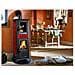 Stufa a Legna GEMMA FORNO Potenza Termica Nominale 7 kW - Bordeaux - Foto miniatura 6