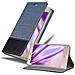 Custodia Compatibile Con Huawei P8 Max In Blu Scuro Nero - Coperchio Protettiva Con Chiusura Magnetica, Funzione Stand E Tasca Per Le Carte - Foto miniatura 1