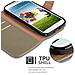 Custodia Compatibile Con Samsung Galaxy S4 In Marrone Cappuccino - Coperchio Protettiva Con Chiusura Magnetica, Funzione Stand E Tasca Per Le Carte - Foto miniatura 2