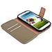 Custodia Compatibile Con Samsung Galaxy S4 In Marrone Cappuccino - Coperchio Protettiva Con Chiusura Magnetica, Funzione Stand E Tasca Per Le Carte - Foto miniatura 9