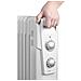 Ra 3737 11 Olio A Coste, Radiatore Portatile Fino A 2300 Watt, Calore Tramite Termostato A Regolazione Continua, Uso Flessibile Grazie Alle 4 Ruote Scorrevoli, Costruzione Slimline, Bianco W - Foto miniatura 3
