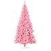 Albero di Natale Artificiale Sottile con Base Rosa 180 cm PVC - Foto miniatura 4