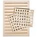 Lavagna Con Lettere Di Legno Letterboard 30 X 42 Cm + 96 Lettere - Foto miniatura 1