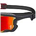 Goggle Color Raptor Hcb Mirror Regular Nero / grigio Specchiata Rosso - Foto miniatura 3