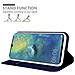 Custodia Compatibile Con Huawei Mate 20 In Classy Blu Scuro - Coperchio Protettiva Con Chiusura Magnetica, Funzione Stand E Tasca Per Le Carte - Foto miniatura 4