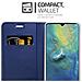 Custodia Compatibile Con Huawei Mate 20 In Classy Blu Scuro - Coperchio Protettiva Con Chiusura Magnetica, Funzione Stand E Tasca Per Le Carte - Foto miniatura 5