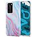 Custodia Compatibile Con Huawei P40 Pro In Marmo Rosa Bianco No. 15 - Coperchio Protettivo In Silicone Tpu Con Motivo A Mosaico - Foto miniatura 1