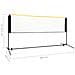 Rete Da Badminton Regolabile 300x103x94-158 Cm In Metallo - Foto miniatura 2