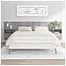 Testiera Letto Con Comodini In Legno Multistrato Grigio Sonoma - Foto miniatura 1