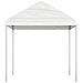 Gazebo Con Tetto Bianco 13,38x2,28x2,69 M In Polietilene - Foto miniatura 3