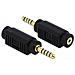 65996 adattatore per inversione del genere dei cavi 4.4 mm 5 pin 2.5 mm 4 pin Nero - Foto miniatura 1