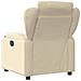 Poltrona Reclinabile In Tessuto Crema - Foto miniatura 3